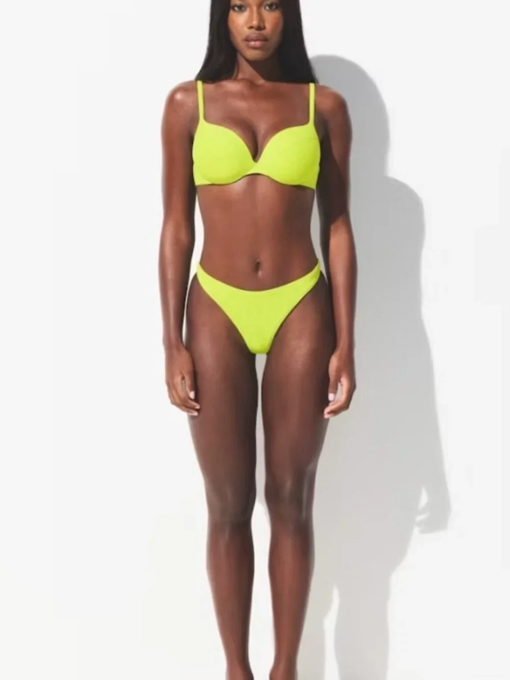 NEW SKIMS Ultimate Push Up Tie Back Bikini Top LE Sphene Size 10 38C 36D